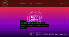 Desktop Screenshot of amsterdamlightfestival.com